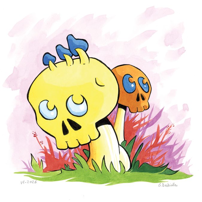 Champignon d&rsquo;Halloween n°6
